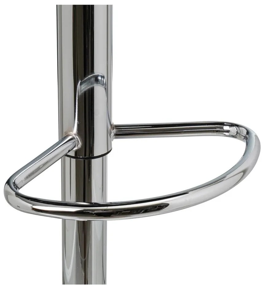 Черни бар столове в комплект от 2 бр. с регулируема височина от имитация на кожа (височина на седалката 93 cm) – Casa Selección