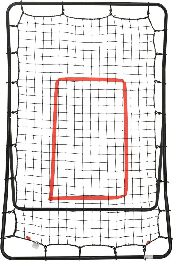 Тренировъчна рикошетна мрежа за софтбол, 88x79x137 см, стомана