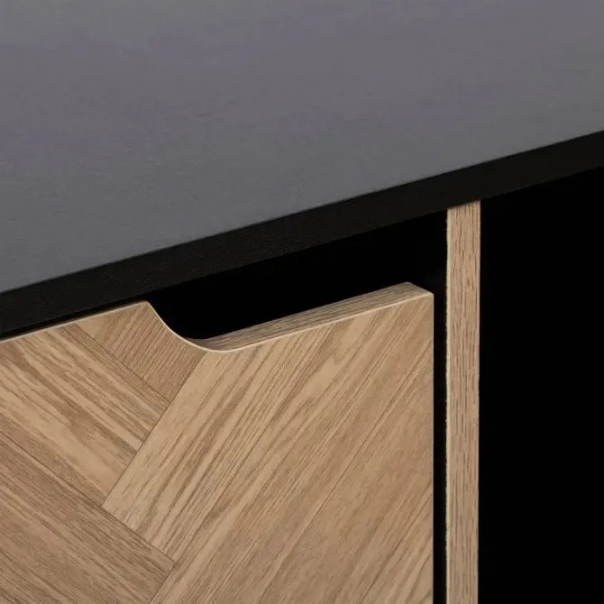 Рафт 5five Mix'n Door Chevrons, 9 отделения, Черен