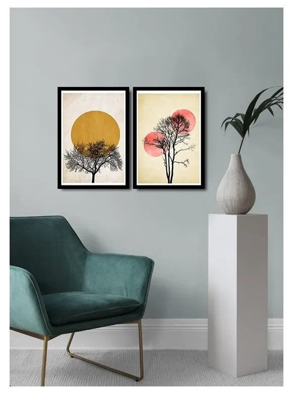 Картини в комплект 2 бр. 36x51 cm – Wallity