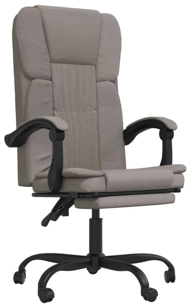 349615 vidaXL Наклоняем офис стол, таупе, текстил