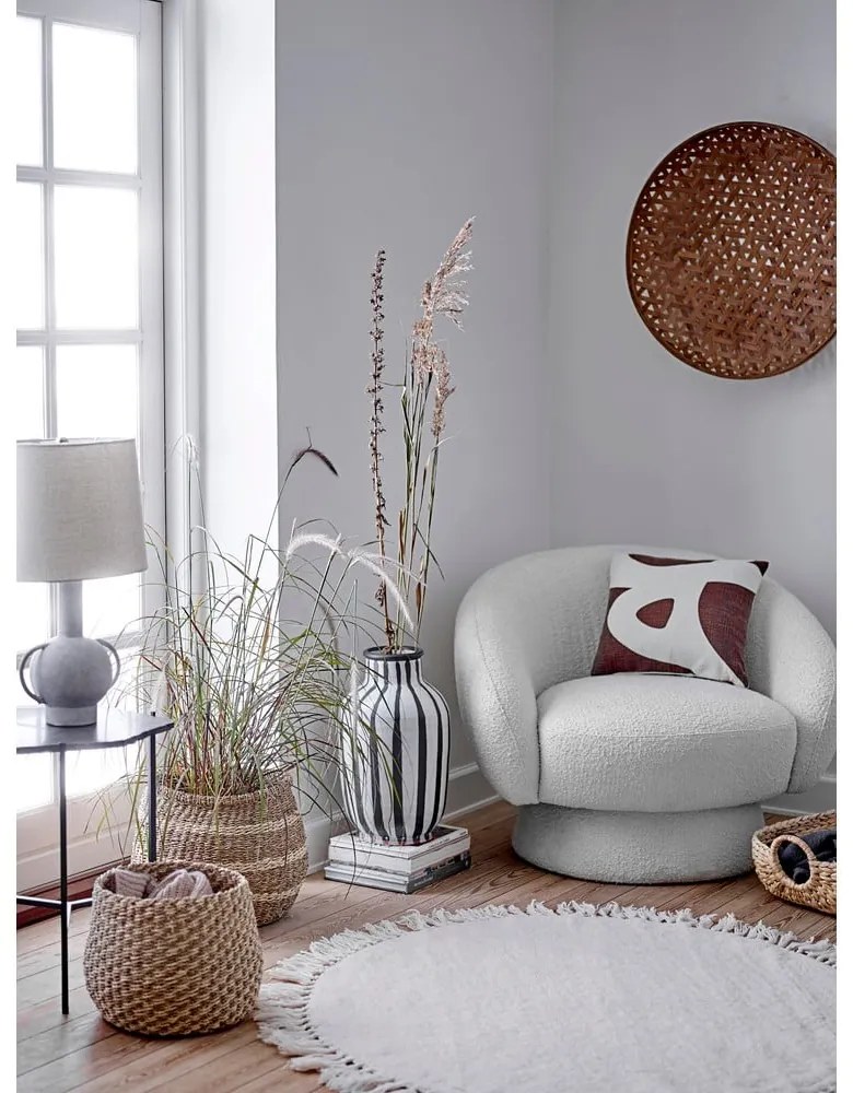 Сиво-бежова настолна лампа Kean - Bloomingville