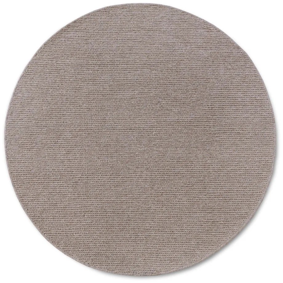 Светлокафяв ръчно изработен вълнен кръгъл килим ø 160 cm Francois – Villeroy&Boch