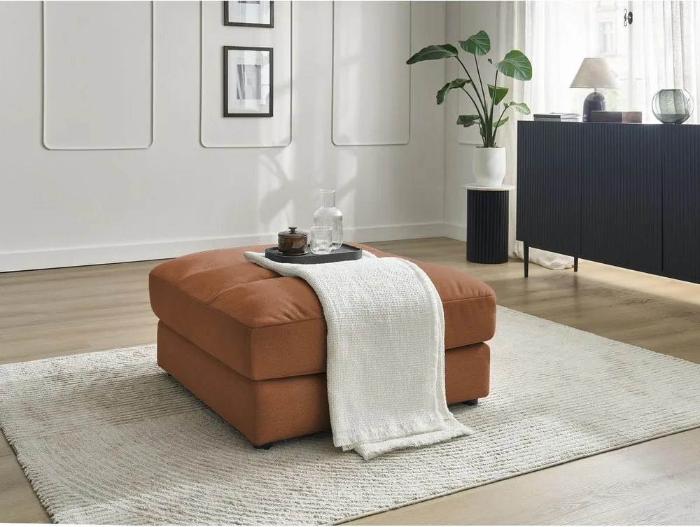 Оранжева кадифена табуретка Sierra – Bobochic Paris