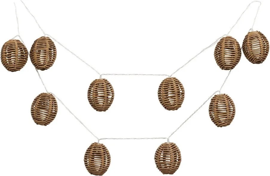 LED светлинна верига брой крушки 10 бр. на батерии дължина 180 cm Carlisle – House Nordic