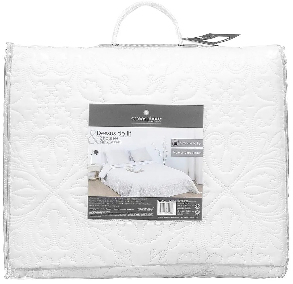 Шалте atmosphera Arabesque, 240x260 cm - Минерално синьо