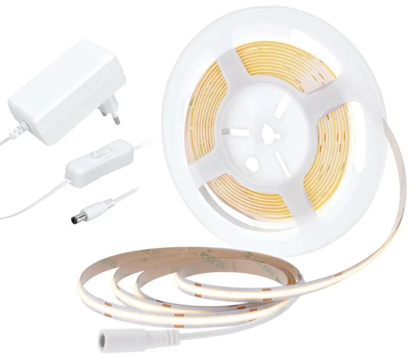 Solight WM59-WW - LED лента 8W/м, 230V, 3000K, 5м