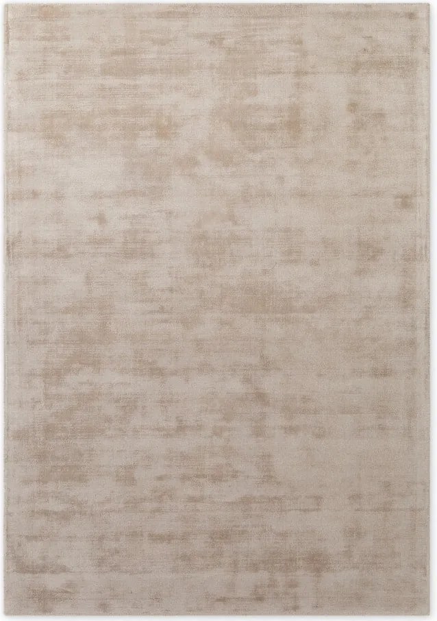 Бежов ръчно изработен килим от вискоза 200x300 cm Noemi – Vikosa