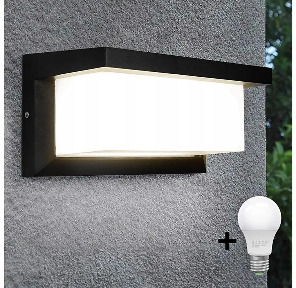 LED Екстериорен аплик NEELY 1xE27/9W/230V 3000K IP54 черен