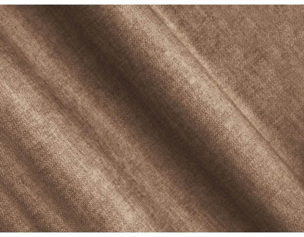 Светлокафяв кадифен сгъваем/с място за съхранение ъглов диван (десен ъгъл) Linz – Cosmopolitan Design