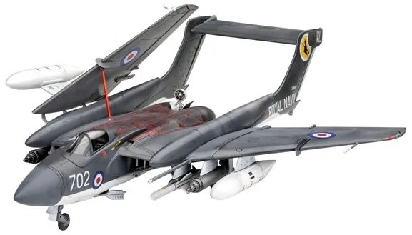 Сглобяем модел, Revell, Британски изтребител Sea Vixen FAW 2, 131 части