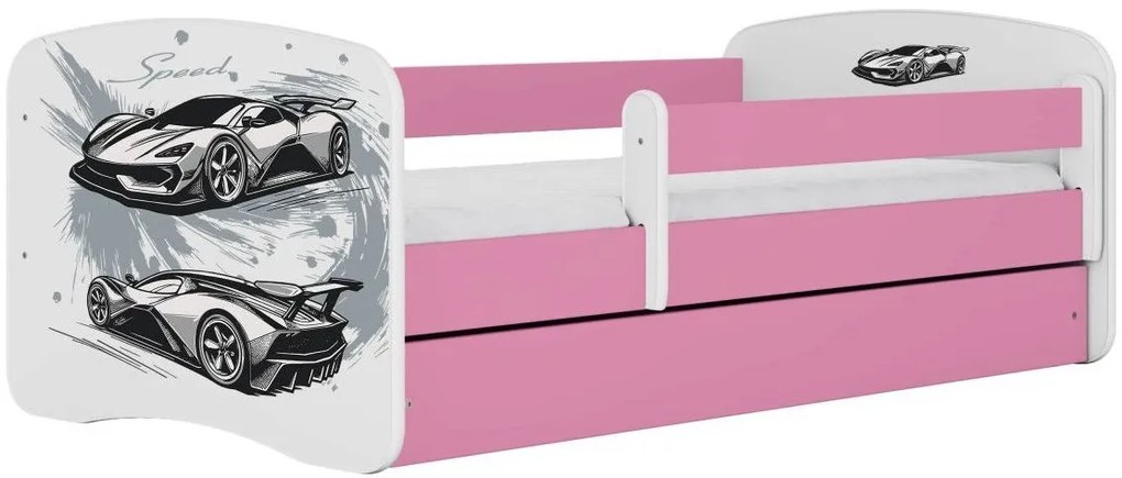 Детско легло Babydreams Cartoon-Roz-160 x 80-Auto