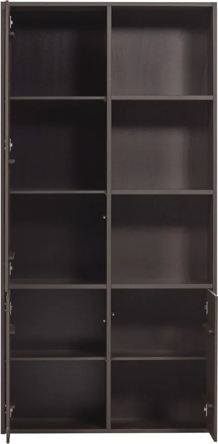 Тъмнокафяв модулен шкаф от масивен бор 108x215 cm Meggy – WOOOD