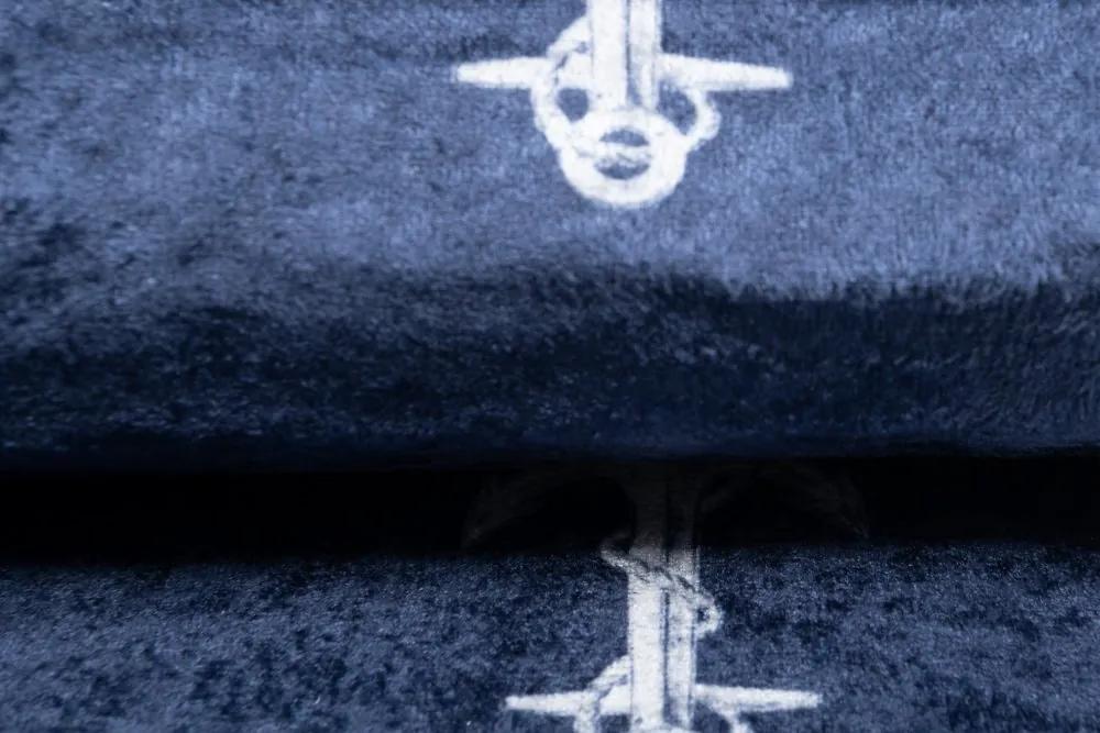 Детски килим със семпъл морски мотив Ширина: 80 см | Дължина: 150 см