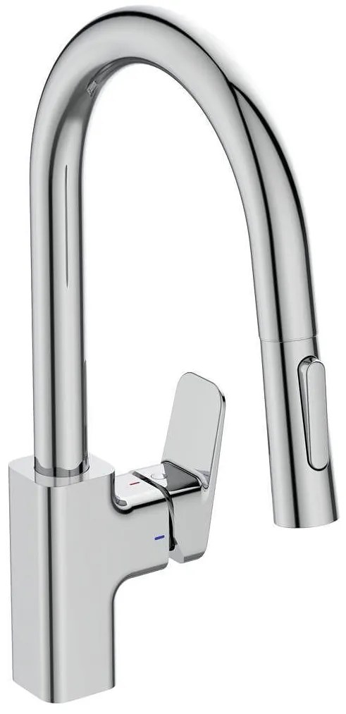 Стоящ смесител за кухня Ceraplan, Vidima, BD338AA, с 2-фунцкионален изтеглящ спрей