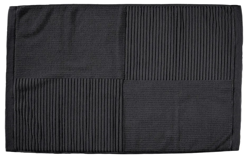 Черен килим за баня 50x80 cm Classic – Zone