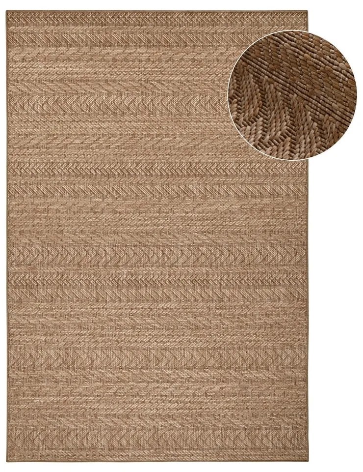 Кафяв килим за открито , 120 x 170 cm Granado - NORTHRUGS
