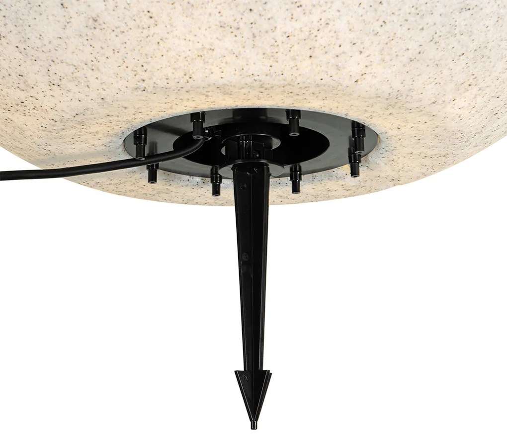 Смарт външна лампа сива 77 см IP44 вкл. Wifi A60 - Nura