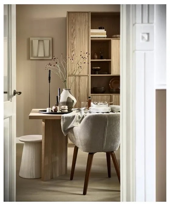 Модулен шкаф в дъбов декор в естествен цвят 40x199 cm Modulair - vtwonen