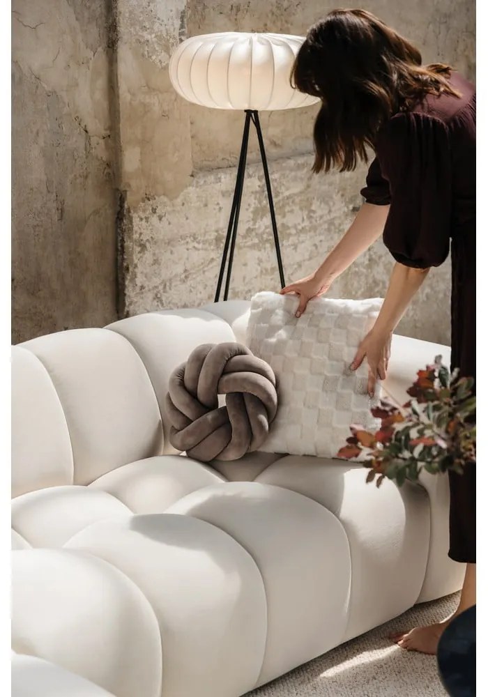 Тюркоазен кадифен ъглов диван (десен ъгъл) Cube – Bonami Selection