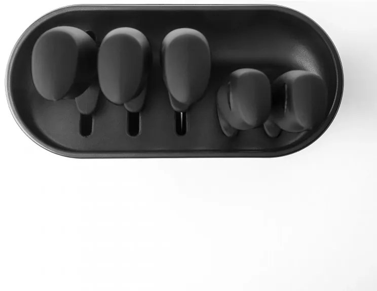 Комплект ножове 5 бр Brabantia Tasty+ 1001177, Закалена стомана, Устойчиви на надраскване и корозия, Тъмносив
