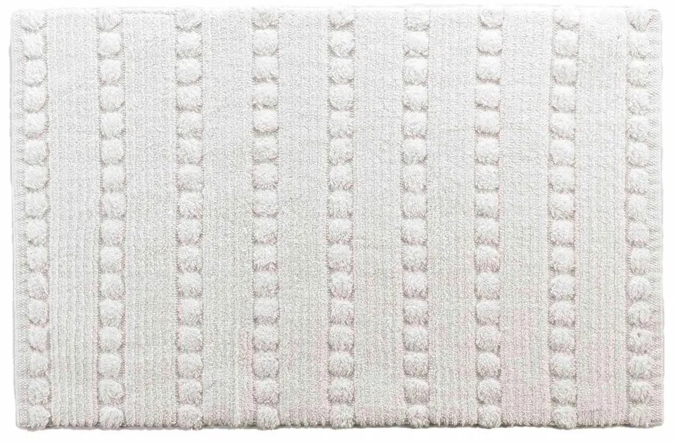 Бял килим за баня 50x80 cm Cleonis – douceur d'intérieur