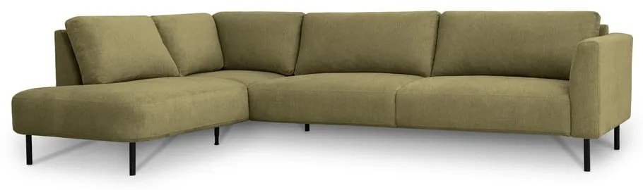 Ъглов диван в цвят горчица (ляв ъгъл) Hero – Scandic