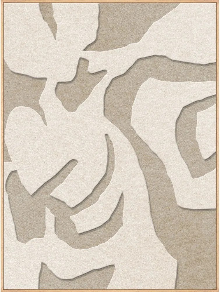 3D картина с включена рамка/акустична 90x120 cm Soft Embrace 1 – Malerifabrikken