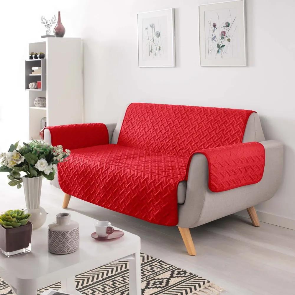 Червено защитно покривало за 3-местен диван Lounge – douceur d'intérieur