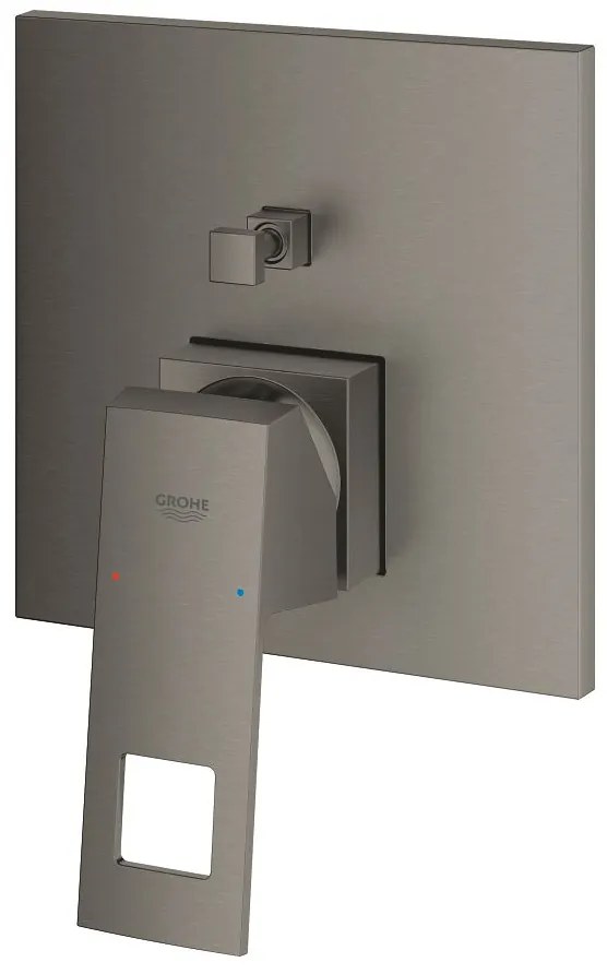 Външни части на кран за баня Grohe Eurocube-Anthracite Mat
