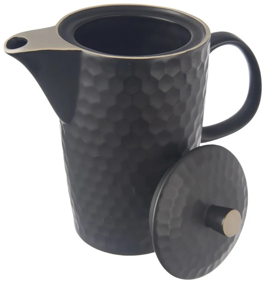 Черен керамичен чайник 1,3 l Tea Time – Orion