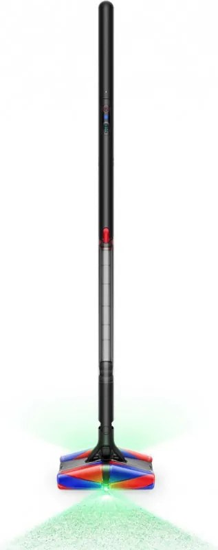 Вертикална прахосмукачка Dyson PencilVac Fluffycones 492689-01, 55 AW, 30 мин, 80 мл, 140000 Hyperdymium™, Ултратънък дизайн, LED осветление, Черен