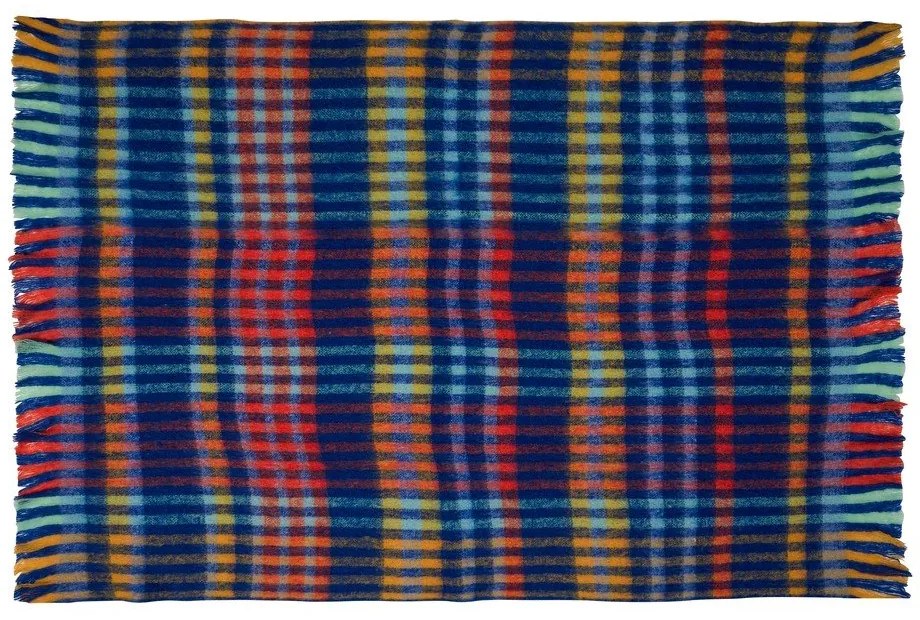 Одеяло със смес от вълна 140x200 cm Loom – Hübsch