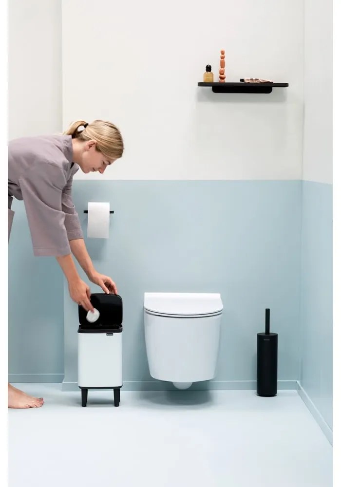 Бяло стоманено кошче за боклук 4 l Bo Hi – Brabantia