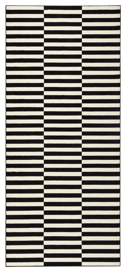 Черен/кремав килим 80x200 cm Gloria – Hanse Home