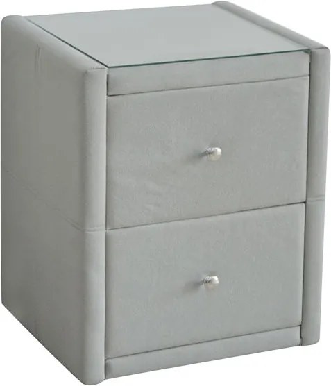 Нощно шкафче Wilton II-сив отворя