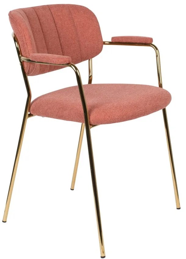 Розови трапезни столове в комплект от 2 Jolien - White Label