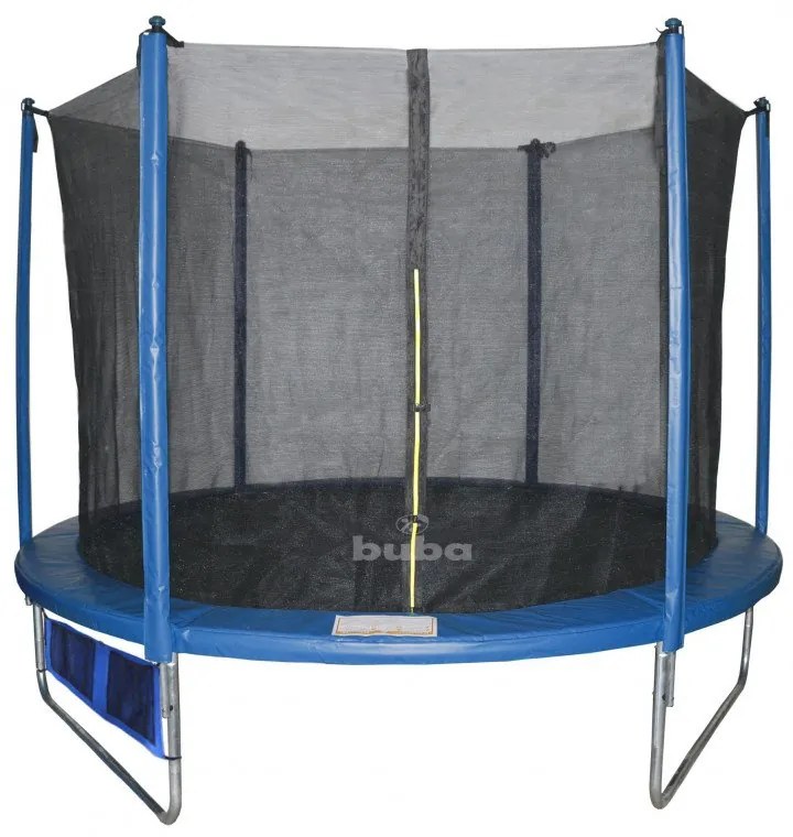 Buba  -  Батут с вътрешна мрежа Buba 8FT (252см), Джоб за обувки и стълба