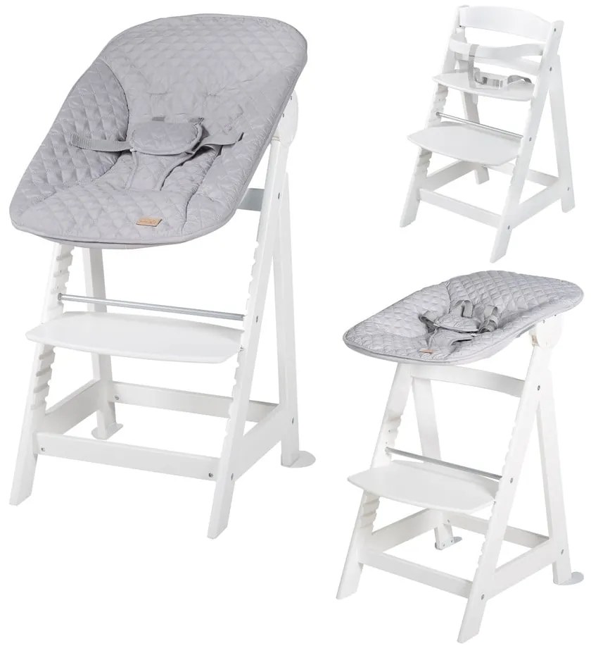 Бял стол за хранене Grow-Along – Roba