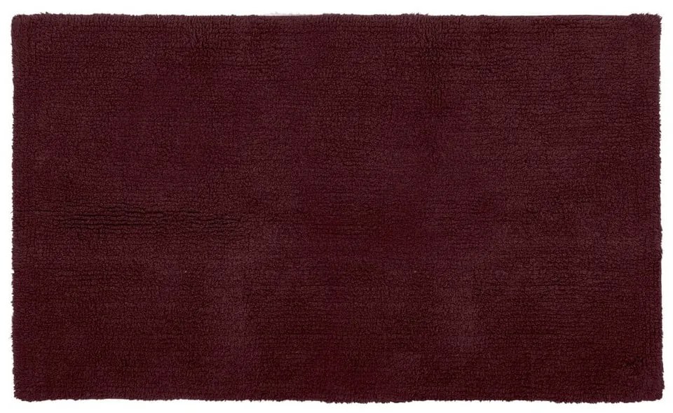 Изтривалка за баня в цвят бордо 100x60 cm Riva - Tiseco Home Studio