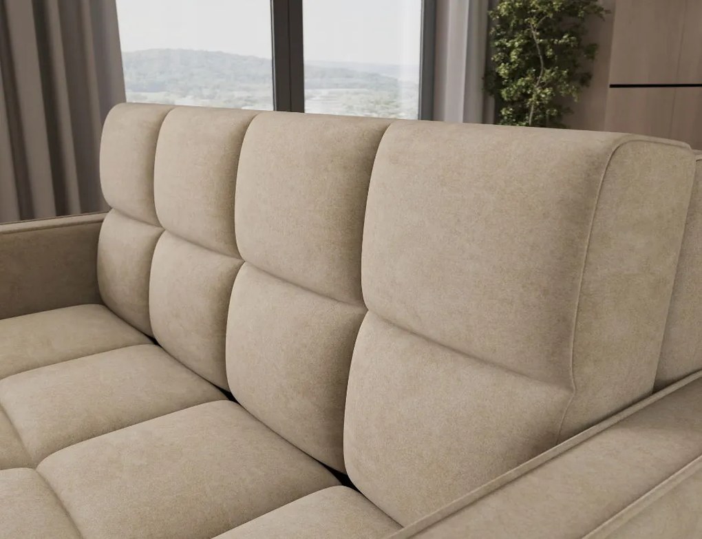 Разтегателен диван Maroni триместен-Светлобежов