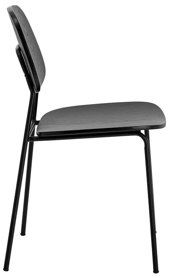 Черен трапезен стол Monza - Bloomingville