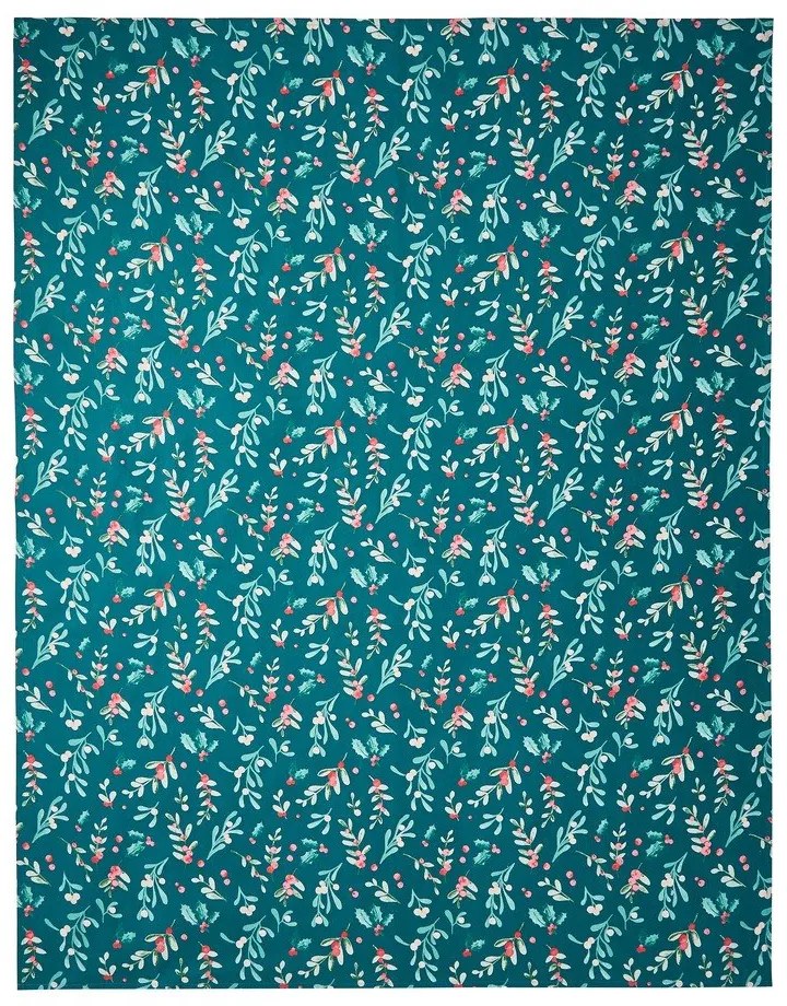 Памучна покривка за маса 137x178 cm Holly and Mistletoe – Catherine Lansfield