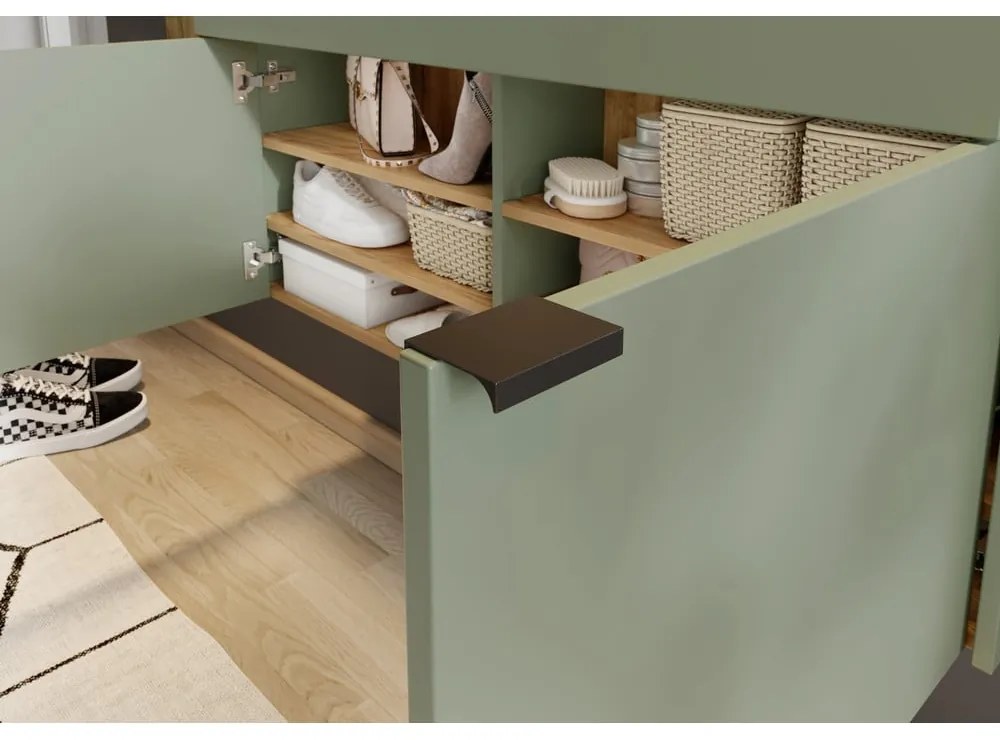 Комплект за коридор в зелен/естествен цвят Ameca - Germania