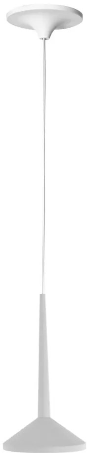 Бяло висящо осветително тяло, височина 100 cm Rita - SULION