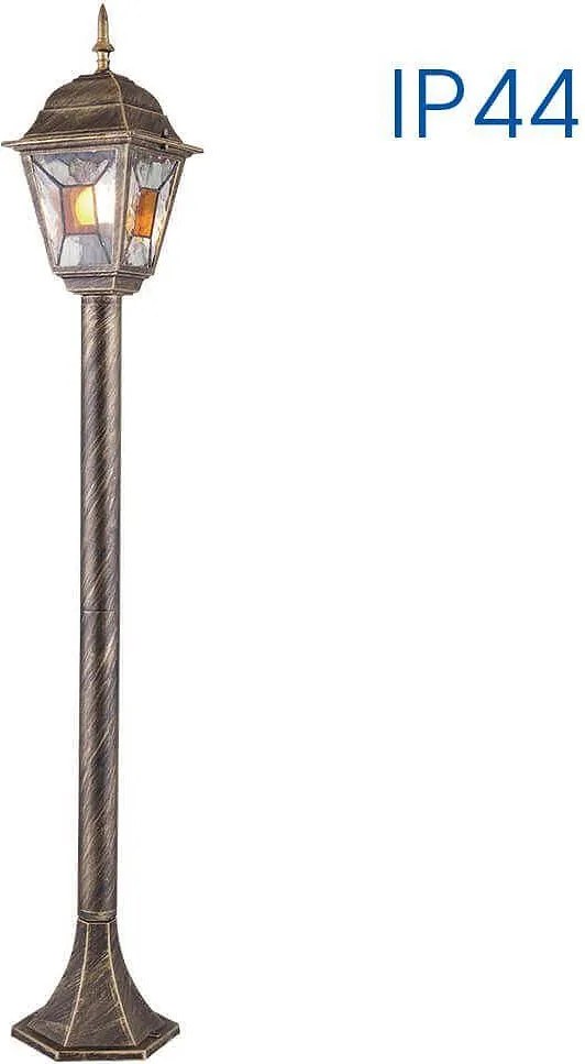 Градински фенер MURANO, ант. месинг, 1xE27