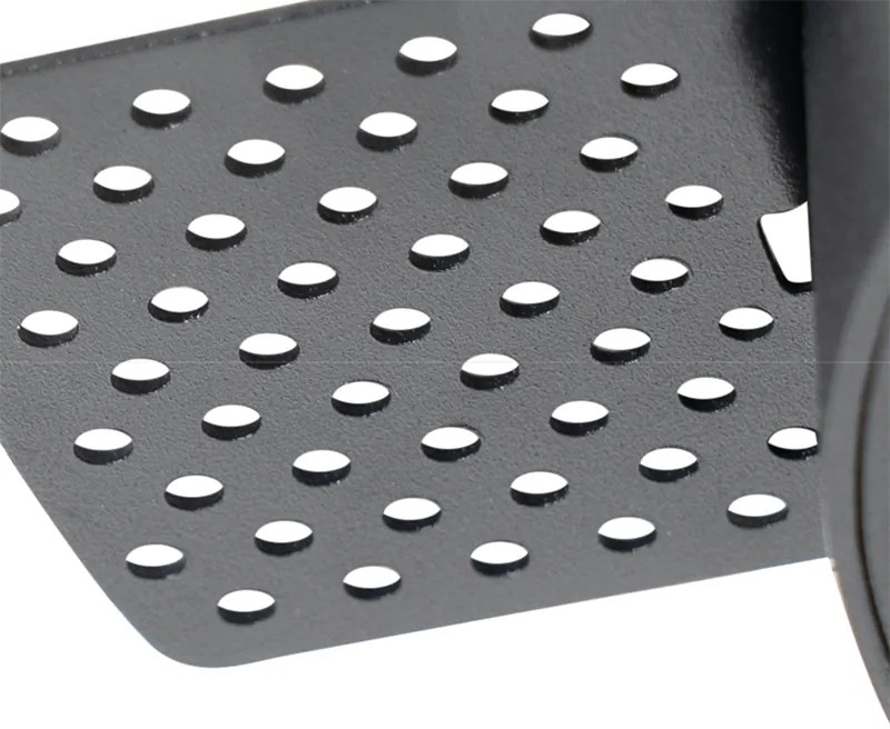 Комплект от 6 модерни вградени прожектора черни GU10 AR70 кръгли без рамки - Oneon