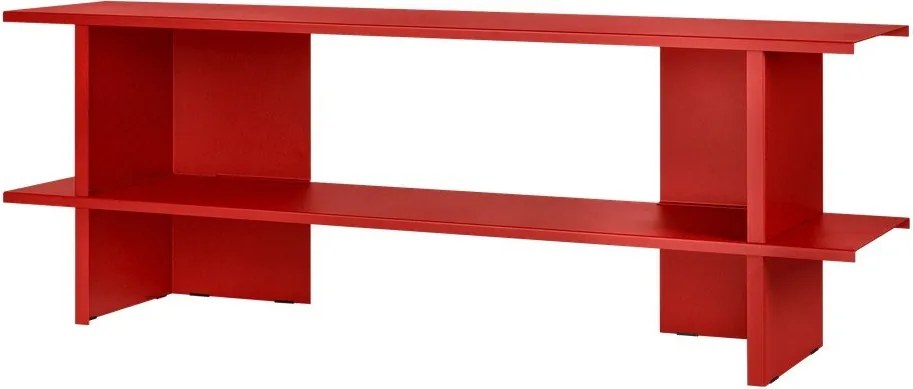 Червен метален стелаж 160x57x37 cm Hes – noo.ma