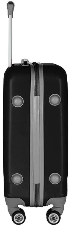 Черен куфар с размери 65 x 39 x 24 cm - 56l