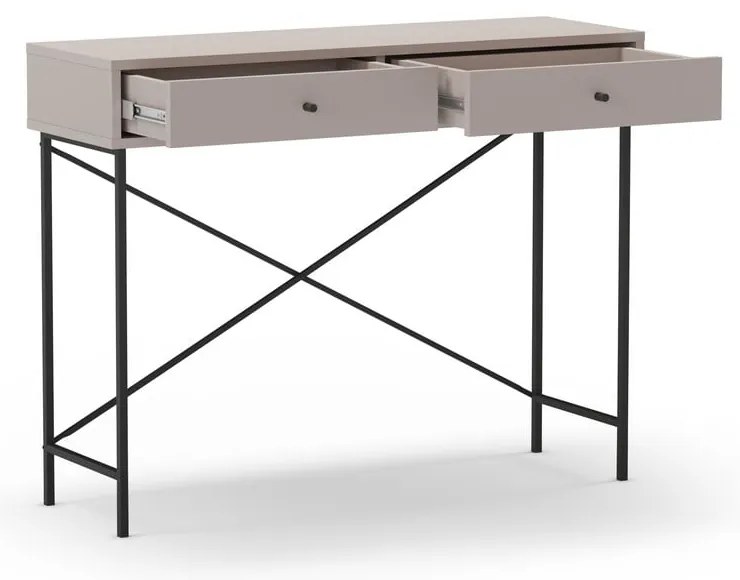 Сиво-бежова конзолна маса 35x110 cm Titan – Marckeric